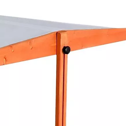 Slēgta smilšu kaste ar jumtu, 118 x 118 x 19.5 cm, ar vāku, brūna/pelēka