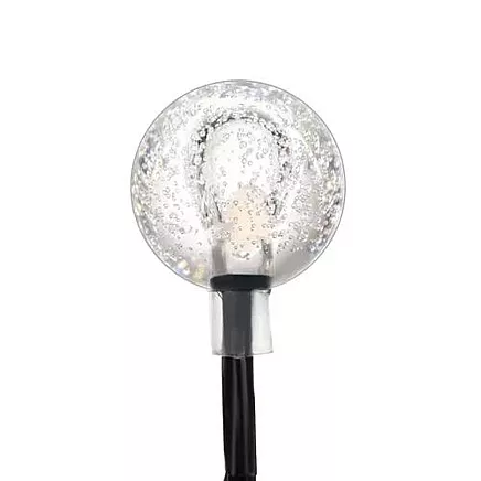 LED virtene laternas bumbiņas ar saules bateriju 6m 2V IP44