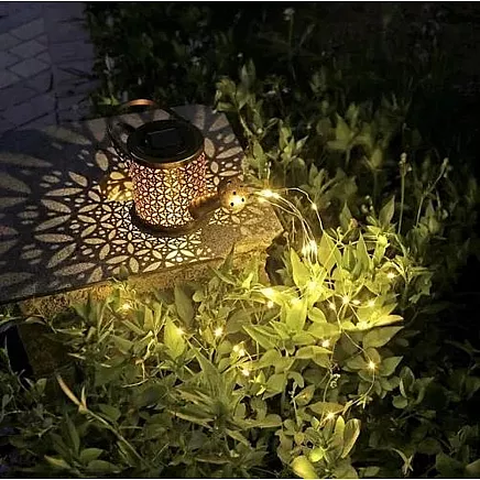 Solar garden lamp - watering can