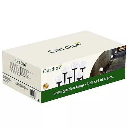 Solar garden lamp - ball set of 6 pcs. 23562
