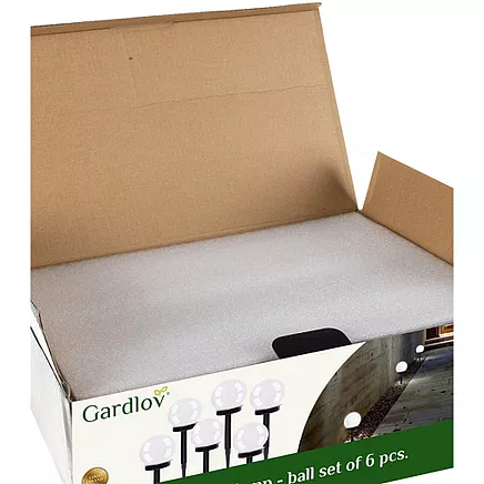 Solar garden lamp - ball set of 6 pcs. 23562