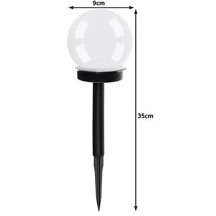 Solar garden lamp - ball set of 6 pcs. 23562