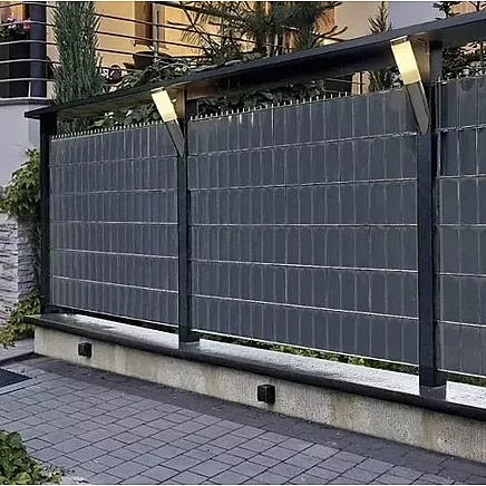 Lente (lamiles) pītajiem un paneļu žogiem, Privātuma ekrāns balkonam un terasei - 19cm x...