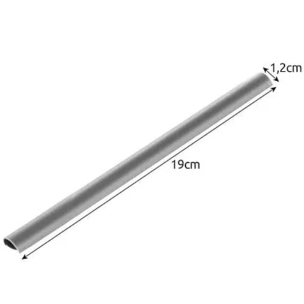 Žoga lentes stiprinājuma klipši 20 gab., pelēki 23710