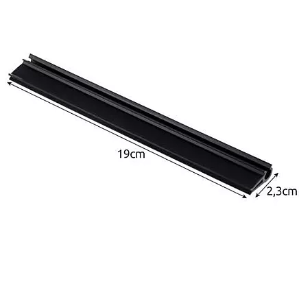 PREMIUM CLASS - Žoga lentes klipšu stiprinājuma kronšteini, antracīts, 10 gab. 19cm