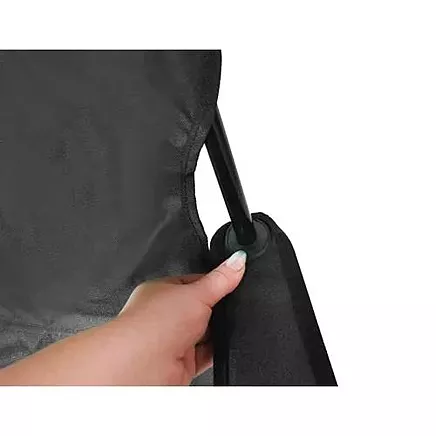 Salokāms makšķernieku krēsls, melns