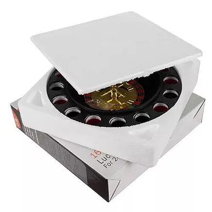 Galda spēle pieaugušajiem Alko rulete, 16 šoti