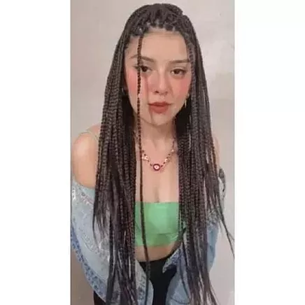 Sintetiskie mati, bize, pīne, brūnas, 60cm