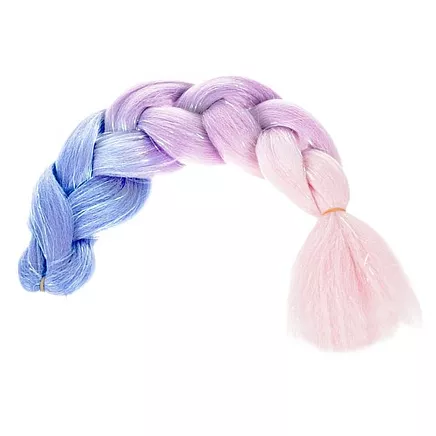 Kanekalons Sintētiskās Ombre Afro Bizes Frizūrām 60cm, Violets