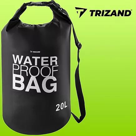 Waterproof bag 20L black 23566