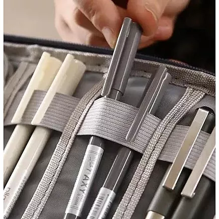 Ceļojumu kabeļu organizators Trizand 23834, pelēks