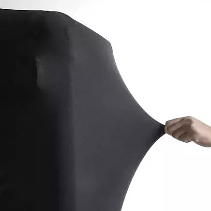 Vāks uz Čemodānu Piederumu Koferis Kaste Soma uz Riteņiem (MAX - 43х62х27cm), melns