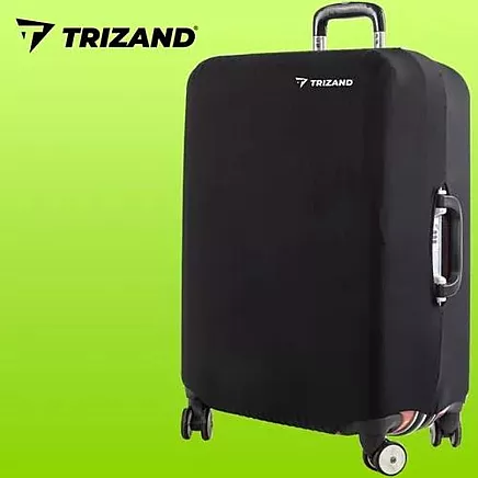 Čemodāna pārvalks, pārsegs, liels ceļojumu koferis, L, melns