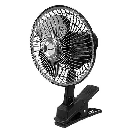 Xtrobb 23194 Rotējošs auto ventilators ar klipsi, 12V