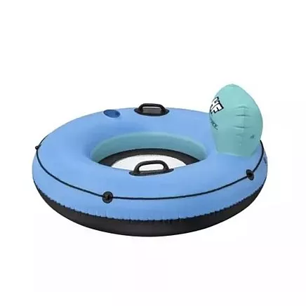 Inflatable chair with backrest