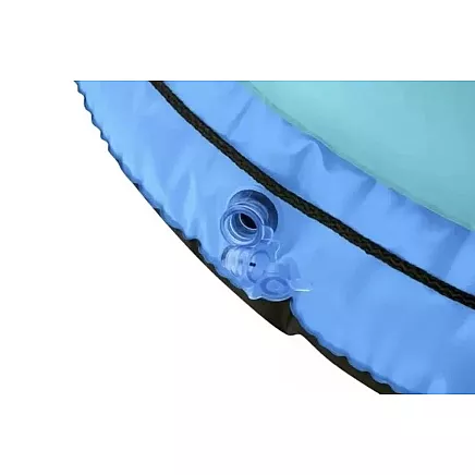 Inflatable chair with backrest