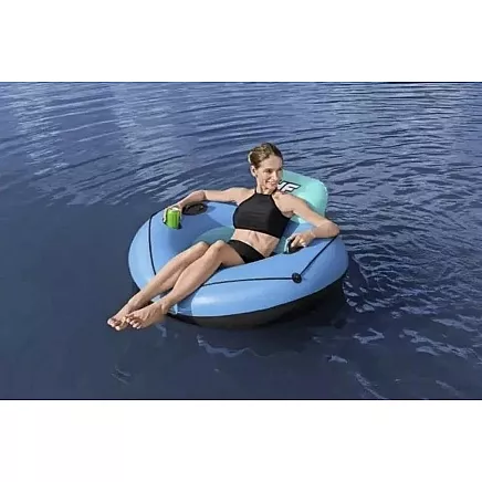 Inflatable chair with backrest