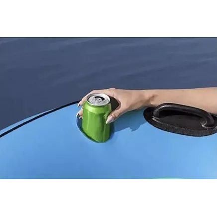 Inflatable chair with backrest