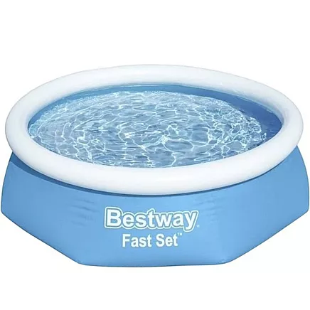 Bestway 57448 piepūšamais baseins ar gredzenu 244 x 61 cm, zils
