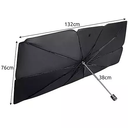 Salokāms auto saulessargs vējstiklam 23771