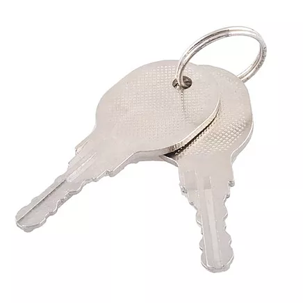 Logu rokturis ar slēdzeni 23438, Balts