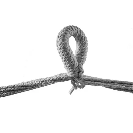 Brazilian hanging hammock-chair with cushions, gray