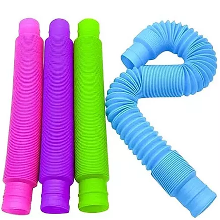 Sensorās Pop Tubes caurules Kruzzel, 10 gab. komplekts 19739