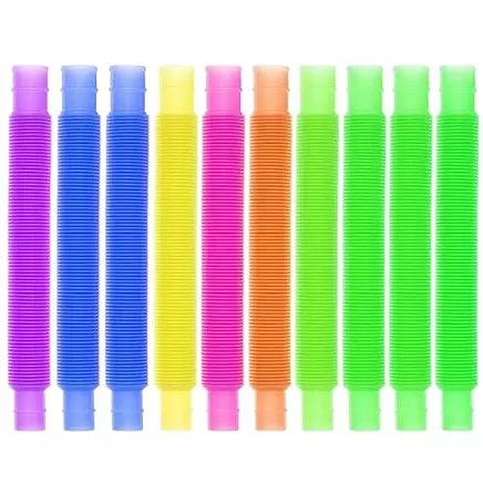 Sensorās Pop Tubes caurules Kruzzel, 10 gab. komplekts 19739