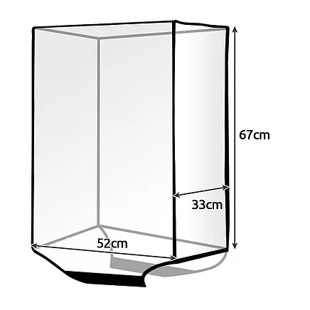Trizand Vāks uz Čemodānu Piederumu Koferis Kaste Soma uz Riteņiem (MAX - 67x52x33cm)