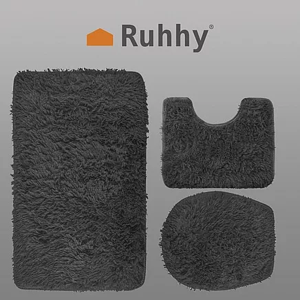 Bath mat - set - gray Ruhhy 24353