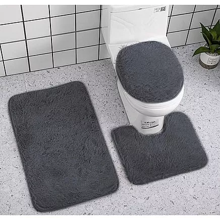 Bath mat - set - gray Ruhhy 24353