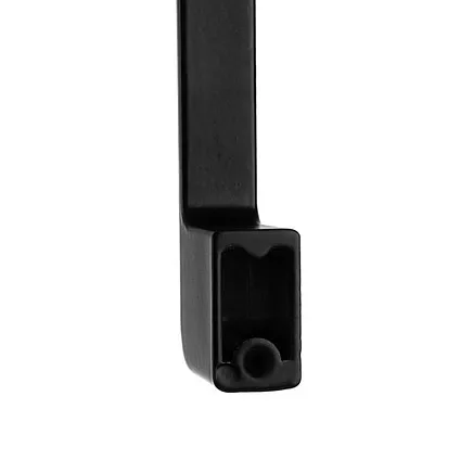 Black furniture handle - 10 pcs. Ruhhy 24190