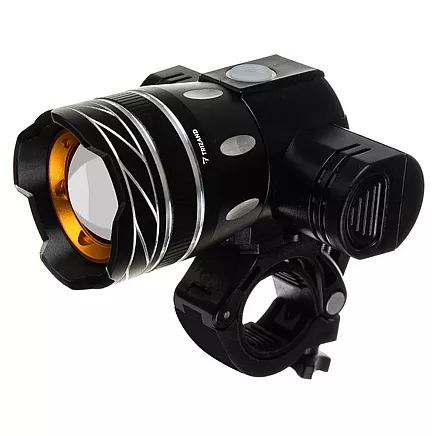 T6 USB velo lukturu komplekts ar aizmugurējo gaismu un rotējošu rokturi, Ultra jaudīgs CREE XM-L T6 LED