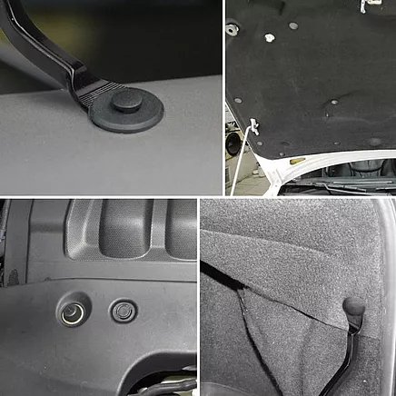 Set of car clips + puller Xtrobb 24297