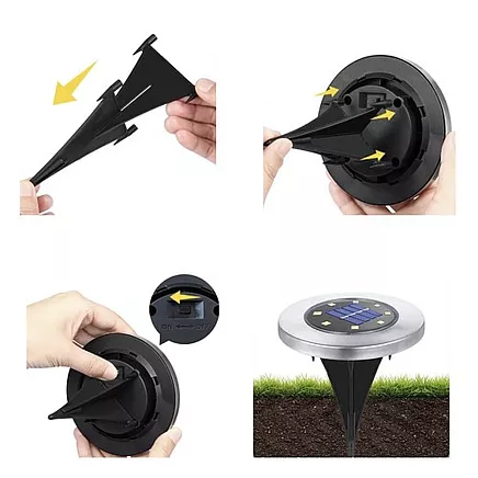 Solar garden lights - 12 pcs. Gardlov 24001