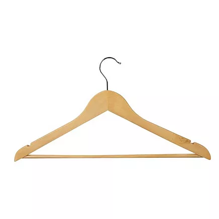 Clothes hanger 10pcs - wooden Ruhhy 24492