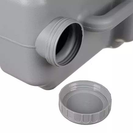 Pārvietojamā moduļu tūristu tualete Trizand 24498 ar 20l atkritumu tvertni, 12l ūdens tvertni.