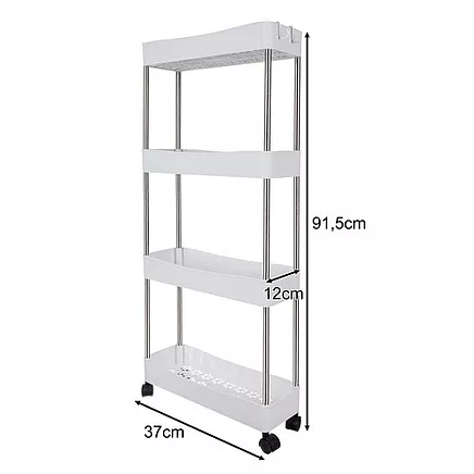 Kitchen/bathroom shelf on wheels Ruhhy 24291