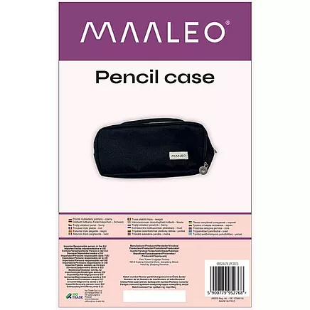Liela trīs nodalījumu melna penāle Maaleo 24476