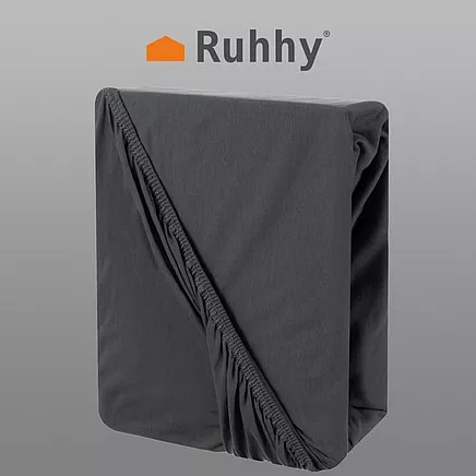 Kokvilnas Džersijas Pieguļošs Gultas Palags 180x200 Ruhhy 24926