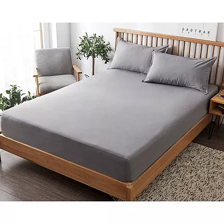 Kokvilnas Džersijas Pieguļošs Gultas Palags 180x200 Ruhhy 24926