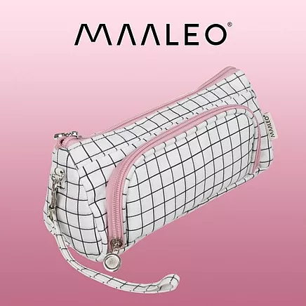 Double extendable pencil case Maaleo 24509