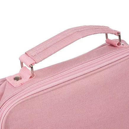 Double extendable pencil case - pink Maaleo 24517