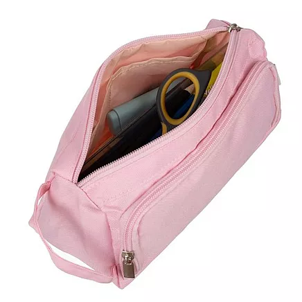 Double extendable pencil case - pink Maaleo 24519