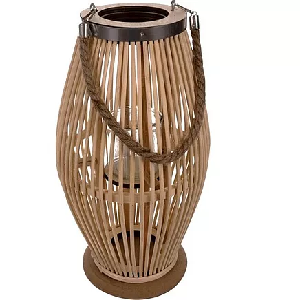 Bamboo rattan lantern Gardlov 24282