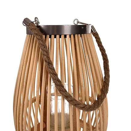 Bamboo rattan lantern Gardlov 24282