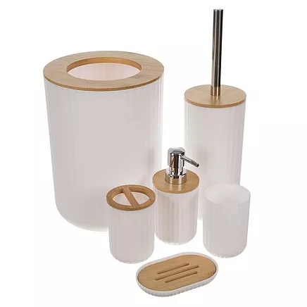 Bathroom accessories set - white Ruhhy 24635