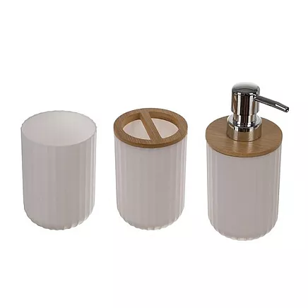 Bathroom accessories set - white Ruhhy 24635