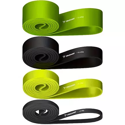 Vingrošanas gumiju komplekts - 4 gab. Trizand 24305