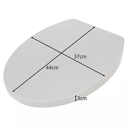 Universāls lēni aizverams tualetes vāks Ruhhy 24547